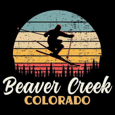 Beaver Creek Skiing Colorado Vintage Mountain Ski Vacation T-Shirt