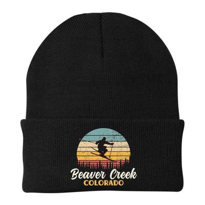 Beaver Creek Skiing Colorado Vintage Mountain Ski Vacation Beanie