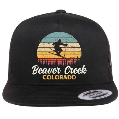 Beaver Creek Skiing Colorado Vintage Mountain Ski Vacation Flatbill Hat