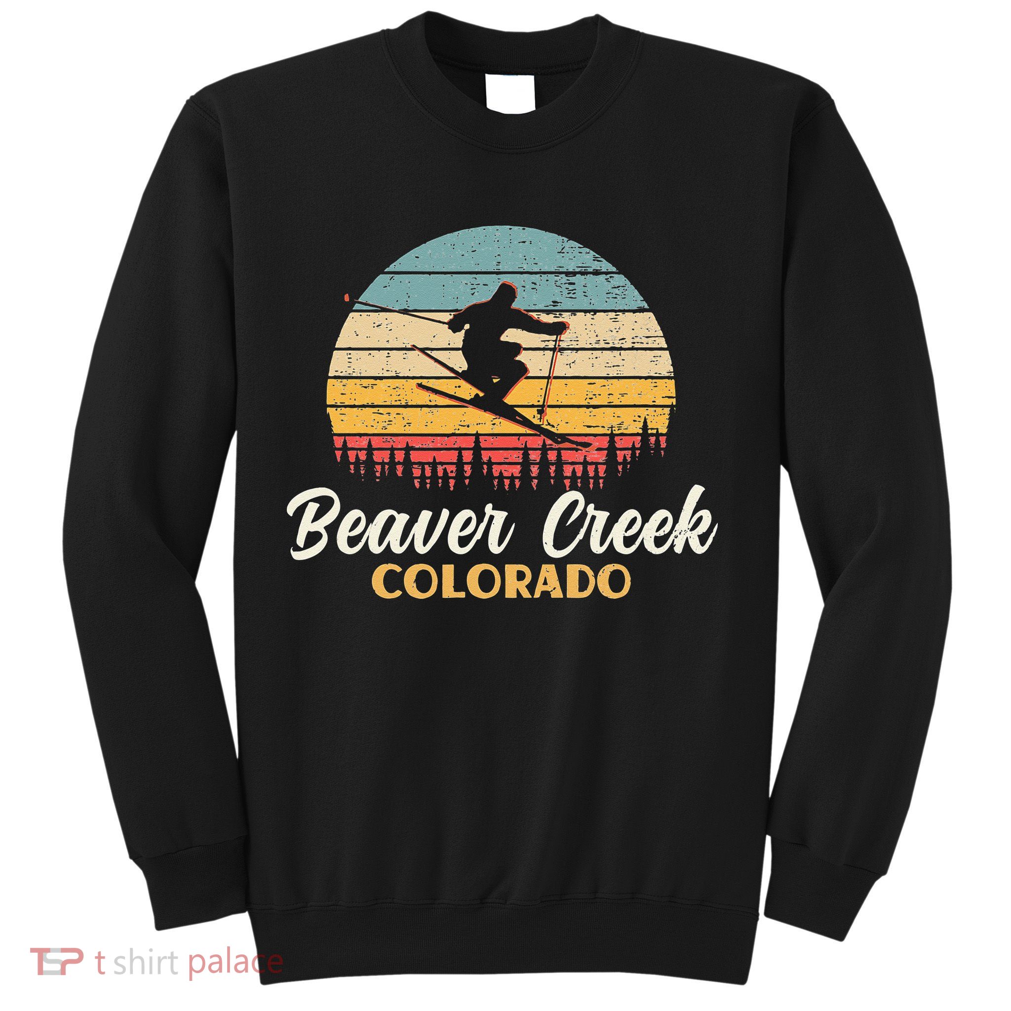 Beaver Creek Skiing Colorado Vintage Mountain Ski Vacation Sweatshirt