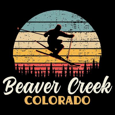 Beaver Creek Skiing Colorado Vintage Mountain Ski Vacation T-Shirt