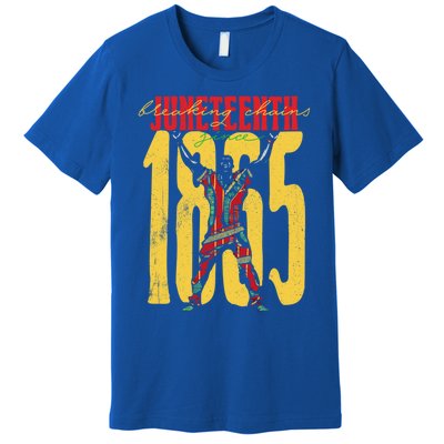 Breaking Chains Since 1865 Junenth Black History Gift Premium T-Shirt