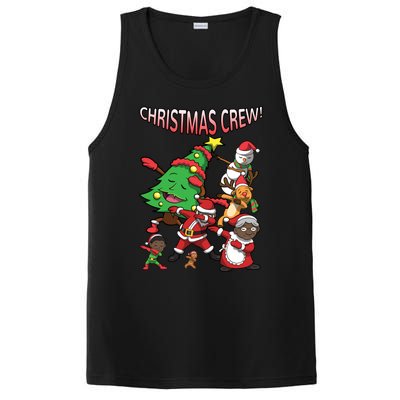 Black Cool Santa Claus African American Christmas Crew Dabs Gift PosiCharge Competitor Tank