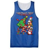 Black Cool Santa Claus African American Christmas Crew Dabs Gift Mesh Reversible Basketball Jersey Tank