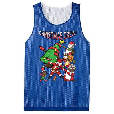 Black Cool Santa Claus African American Christmas Crew Dabs Gift Mesh Reversible Basketball Jersey Tank