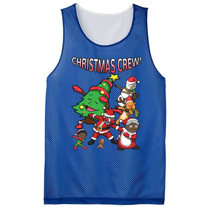 Black Cool Santa Claus African American Christmas Crew Dabs Gift Mesh Reversible Basketball Jersey Tank