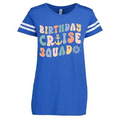 Birthday Cruise Squad Cruising Trip Party Vacation Enza Ladies Jersey Football T-Shirt