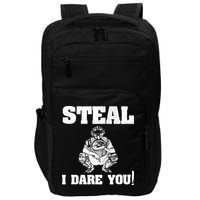 Baseball Catcher Steal I Dare You Impact Tech Backpack