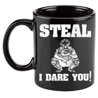 Baseball Catcher Steal I Dare You 11oz C Handle Ceramic Mug
