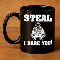 Baseball Catcher Steal I Dare You 11oz C Handle Ceramic Mug