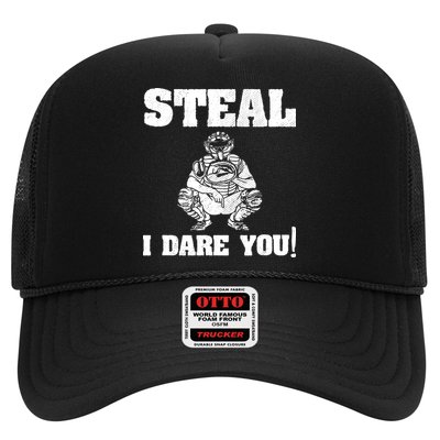 Baseball Catcher Steal I Dare You Hat