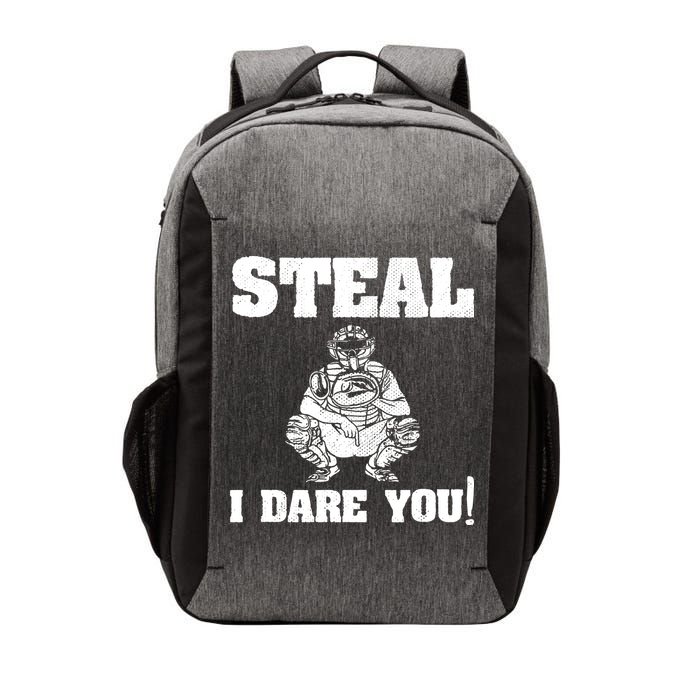 Baseball Catcher Steal I Dare You Vector Backpack