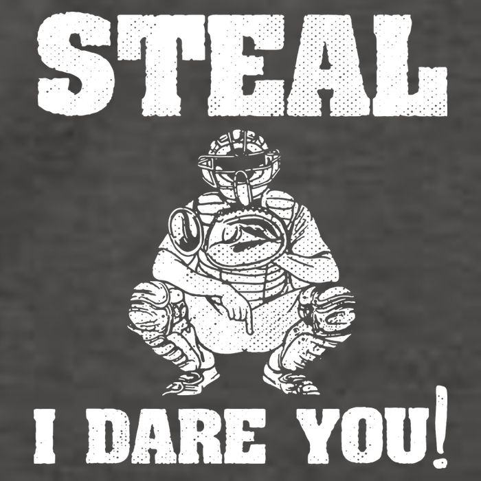 Baseball Catcher Steal I Dare You Vector Backpack