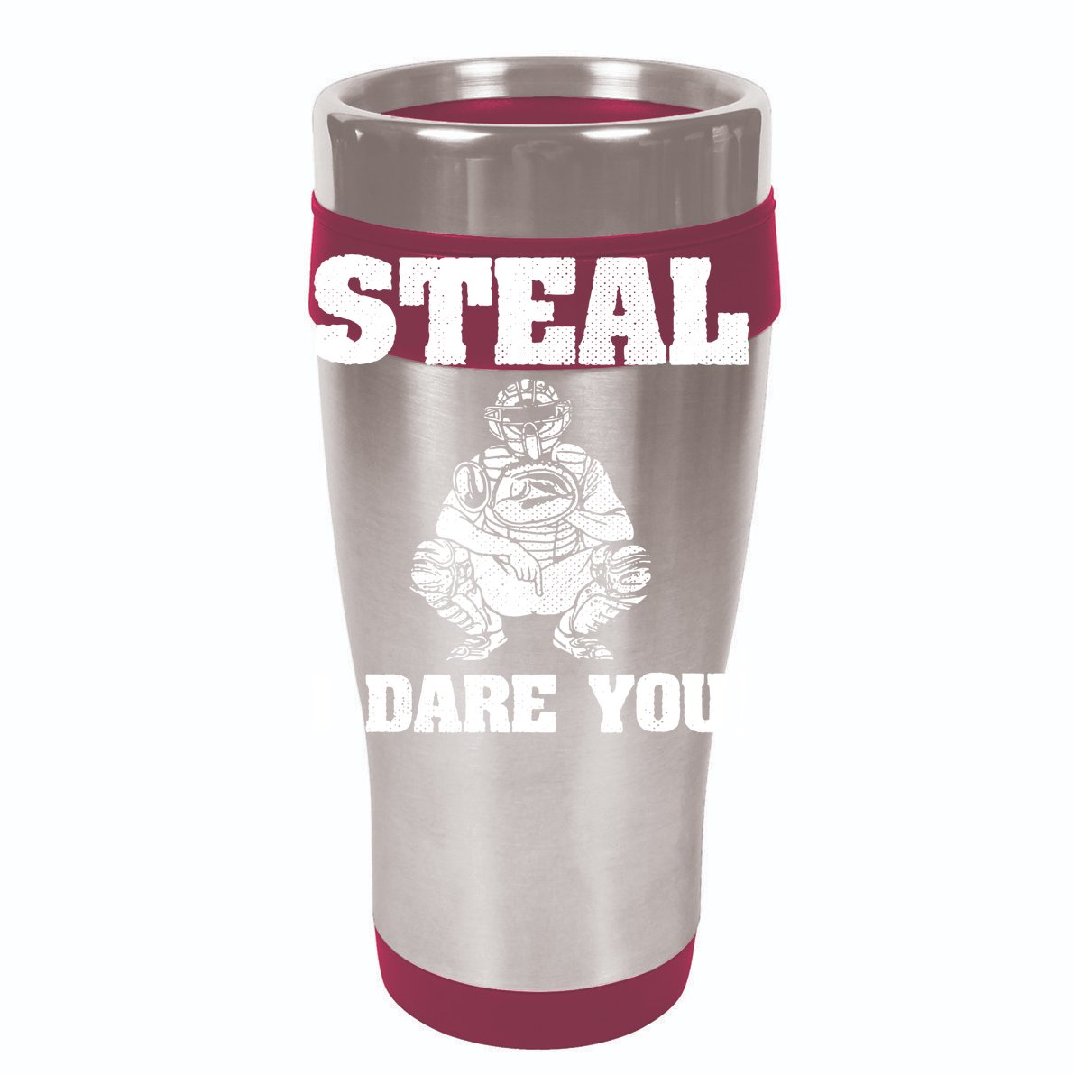 Baseball Catcher Steal I Dare You Womens T-Shirt