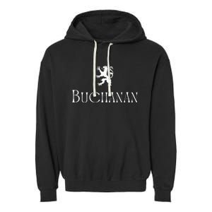 Buchanan Clan Scottish Family Name Scotland Heraldry Garment-Dyed Fleece Hoodie