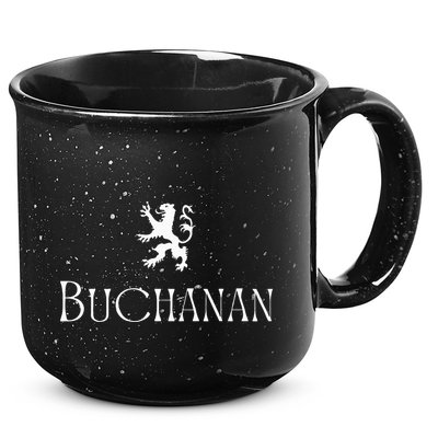 Buchanan Clan Scottish Family Name Scotland Heraldry 15oz Campfire Ceramic Mug