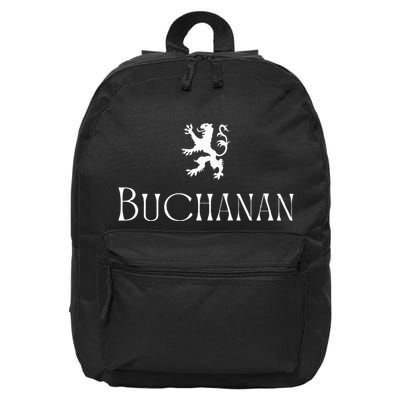 Buchanan Clan Scottish Family Name Scotland Heraldry 16 in Basic Backpack