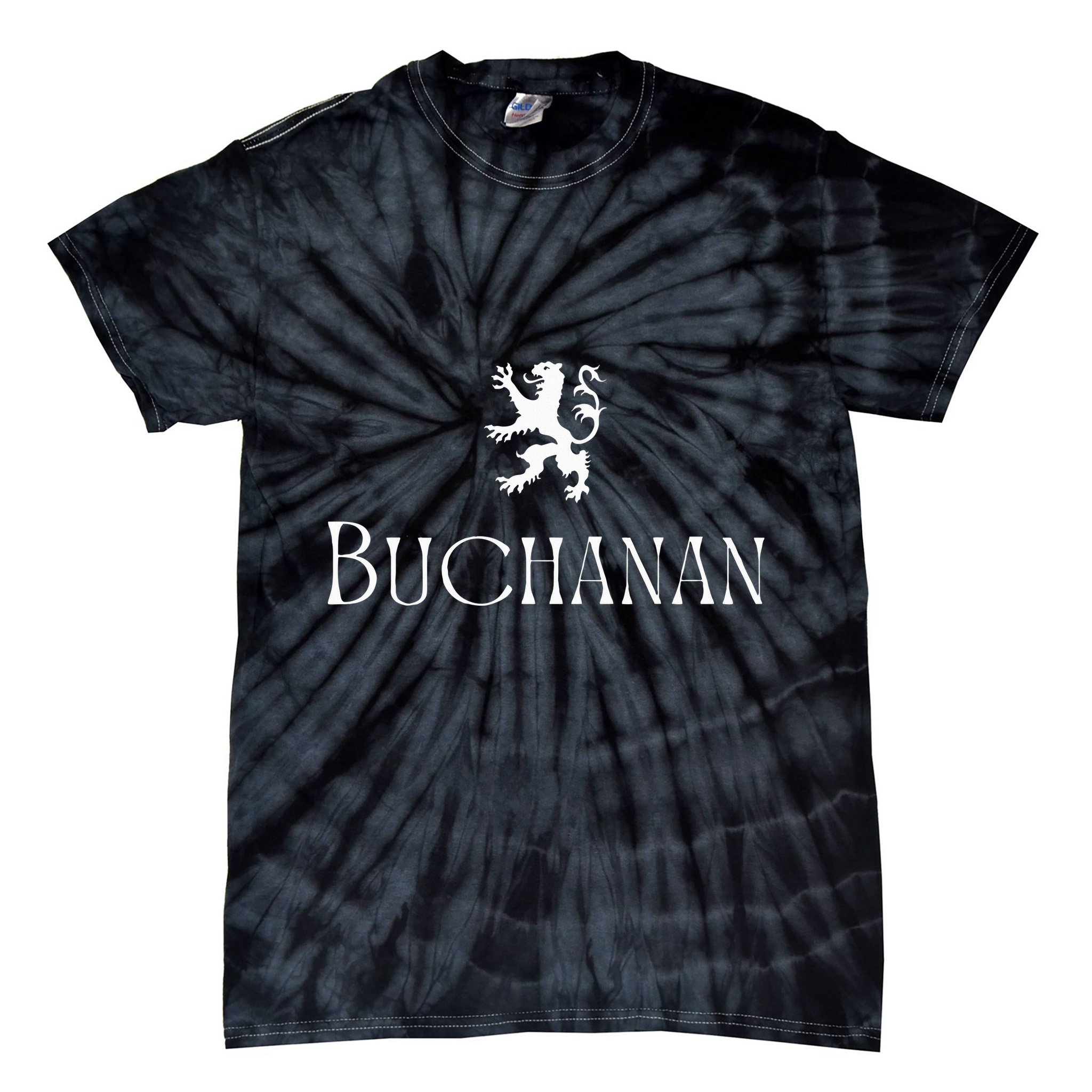 Buchanan Clan Scottish Family Name Scotland Heraldry Tie-Dye T-Shirt