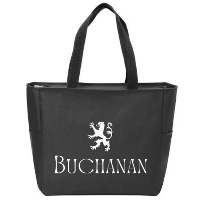 Buchanan Clan Scottish Family Name Scotland Heraldry Zip Tote Bag