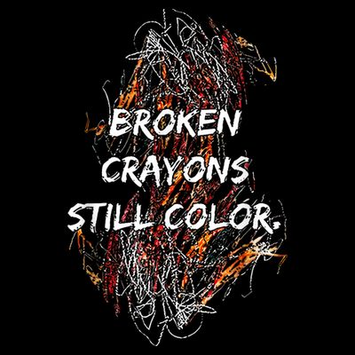 Broken Crayons Still Color Mental Health Awareness Supporter T-Shirt