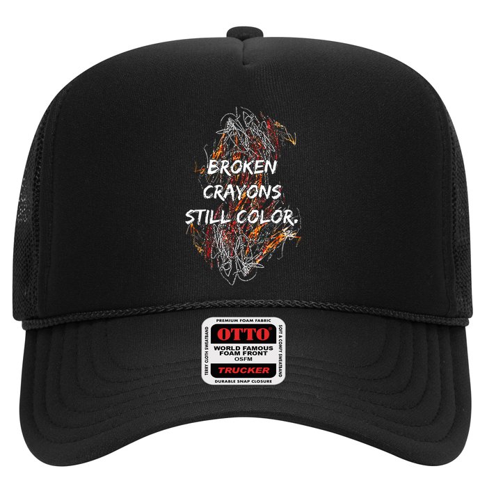 Broken Crayons Still Color Mental Health Awareness Supporter Hat