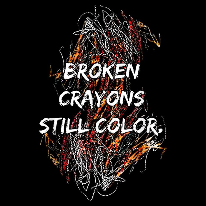 Broken Crayons Still Color Mental Health Awareness Supporter Crop Top