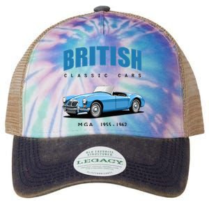 British Classic Sports Cars MG MGA Legacy Tie Dye Trucker Hat