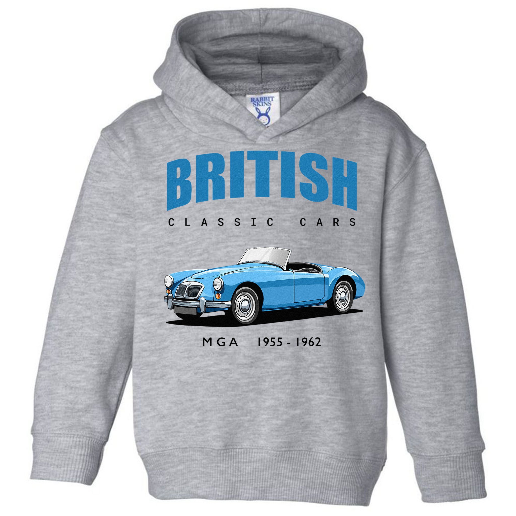 British Classic Sports Cars MG MGA Toddler Hoodie