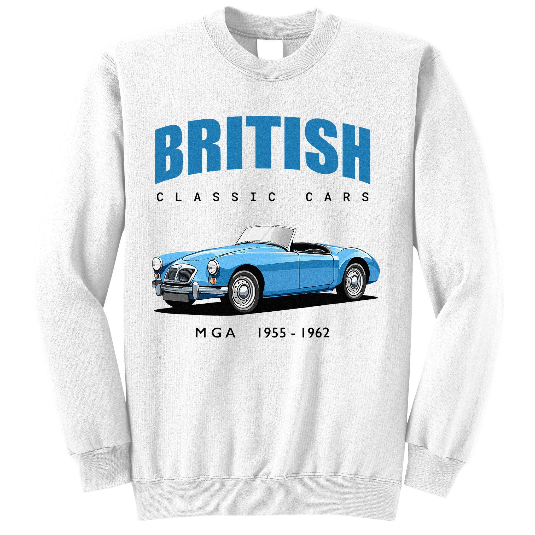 British Classic Sports Cars MG MGA Sweatshirt