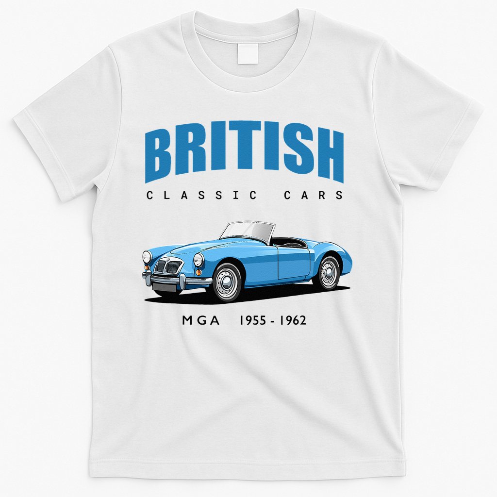 British Classic Sports Cars MG MGA T-Shirt