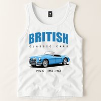 British Classic Sports Cars MG MGA Tank Top