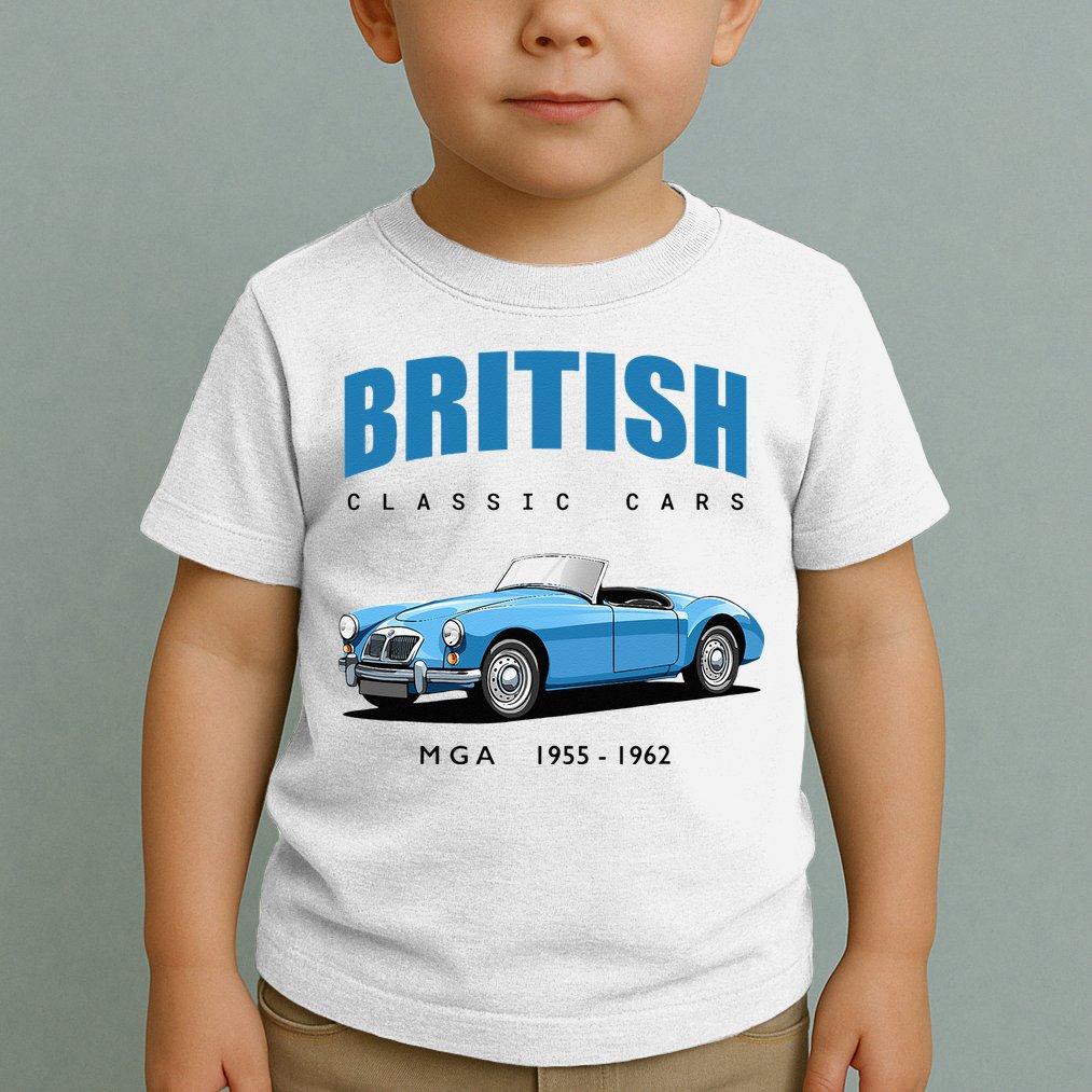 British Classic Sports Cars MG MGA Toddler T-Shirt