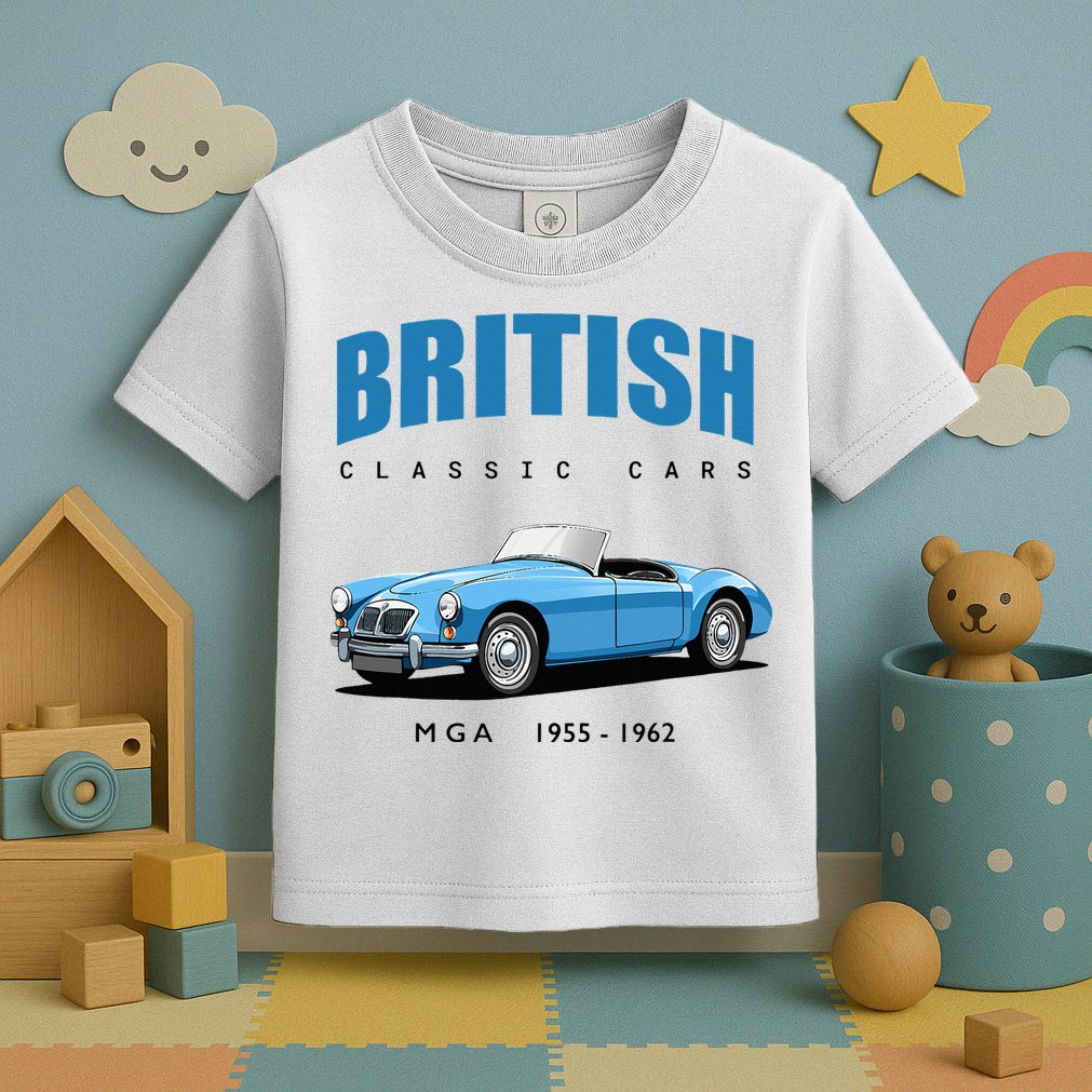 British Classic Sports Cars MG MGA Toddler T-Shirt
