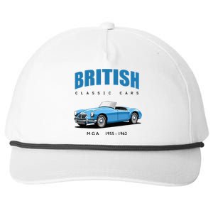 British Classic Sports Cars MG MGA Snapback Five-Panel Rope Hat