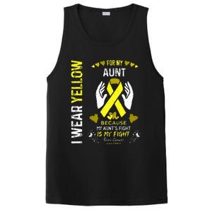 Bone Cancer Survivor Support I Wear Yellow For My Aunt PosiCharge Competitor Tank