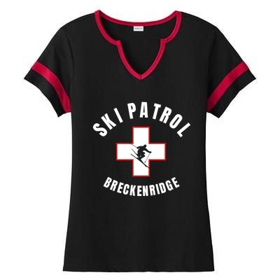 Breckenridge Colorado Ski Patrol Gift Ladies Halftime Notch Neck Tee