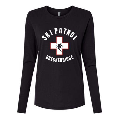 Breckenridge Colorado Ski Patrol Gift Womens Cotton Relaxed Long Sleeve T-Shirt