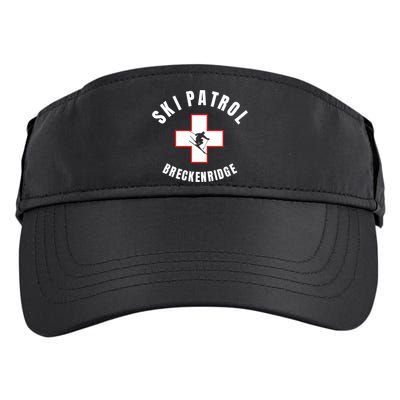 Breckenridge Colorado Ski Patrol Gift Adult Drive Performance Visor