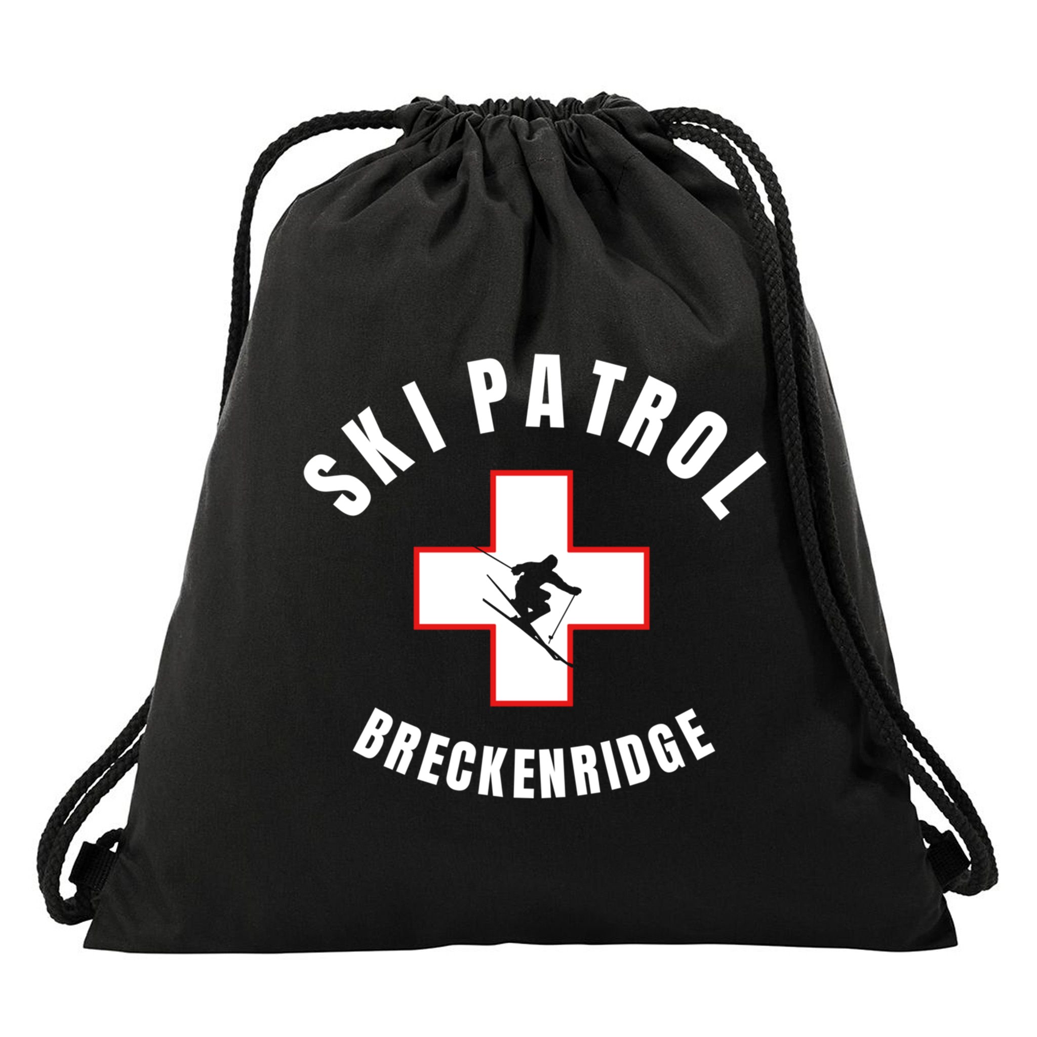 Breckenridge Colorado Ski Patrol Gift Drawstring Bag