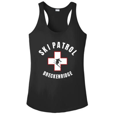 Breckenridge Colorado Ski Patrol Gift Ladies PosiCharge Competitor Racerback Tank