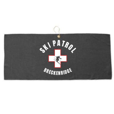 Breckenridge Colorado Ski Patrol Gift Large Microfiber Waffle Golf Towel