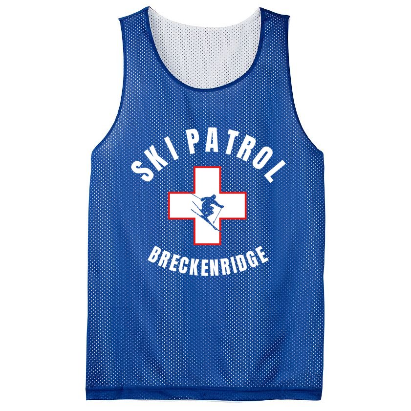 Breckenridge Colorado Ski Patrol Gift Mesh Reversible Basketball Jersey Tank