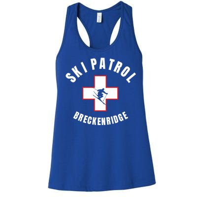 Breckenridge Colorado Ski Patrol Gift Women's Racerback Tank