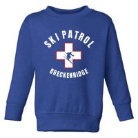 Breckenridge Colorado Ski Patrol Gift Toddler Sweatshirt