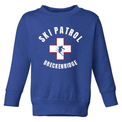 Breckenridge Colorado Ski Patrol Gift Toddler Sweatshirt