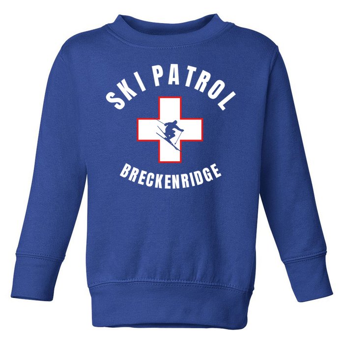 Breckenridge Colorado Ski Patrol Gift Toddler Sweatshirt