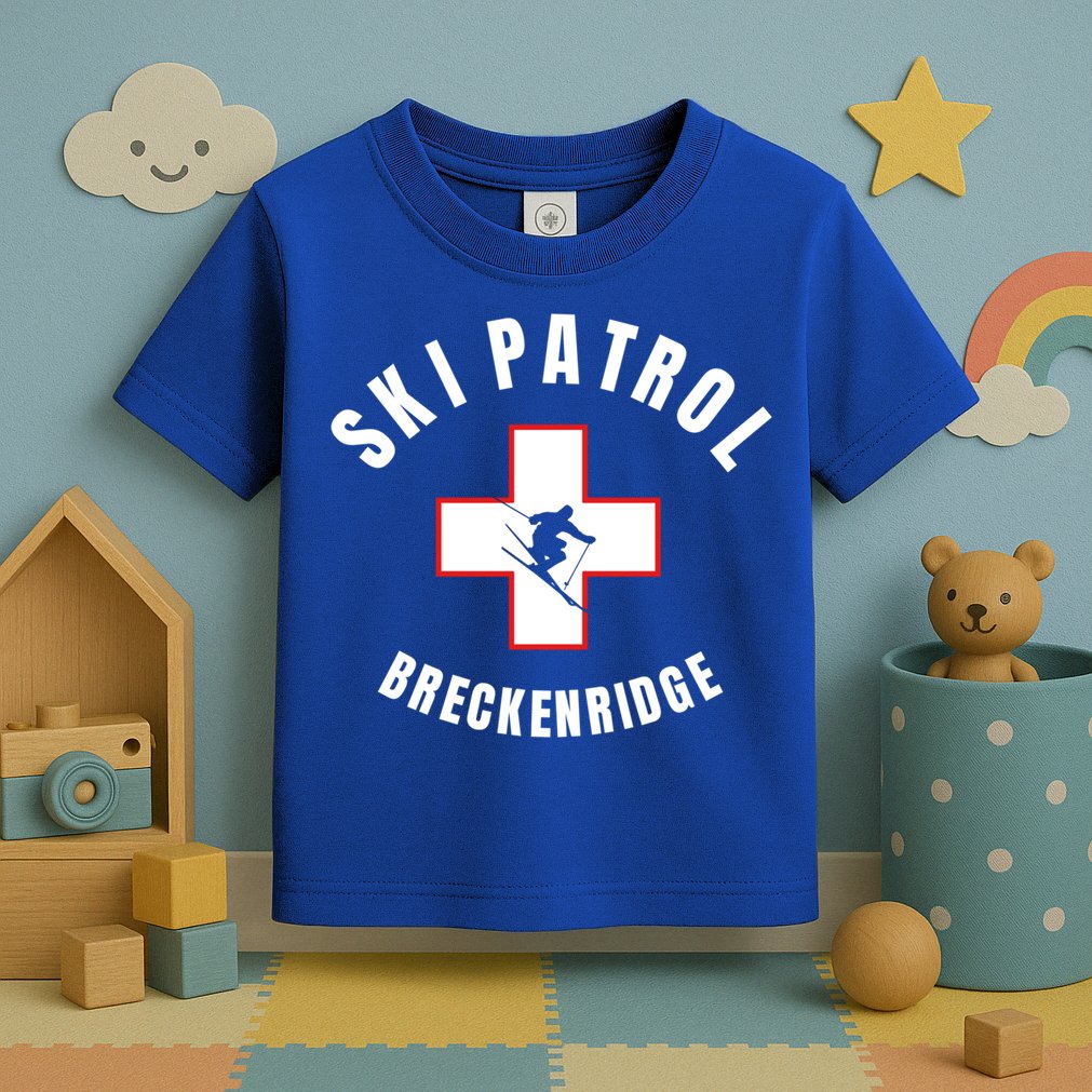 Breckenridge Colorado Ski Patrol Gift Toddler T-Shirt