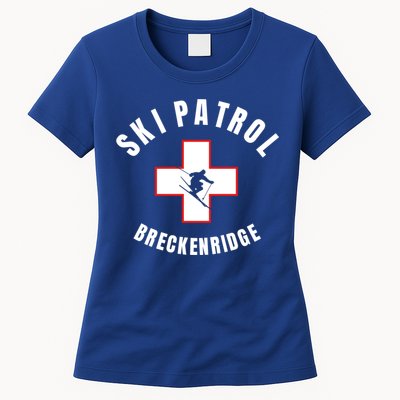 Breckenridge Colorado Ski Patrol Gift Womens T-Shirt