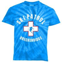 Breckenridge Colorado Ski Patrol Gift Kids Tie-Dye T-Shirt