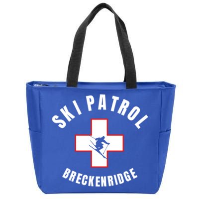 Breckenridge Colorado Ski Patrol Gift Zip Tote Bag